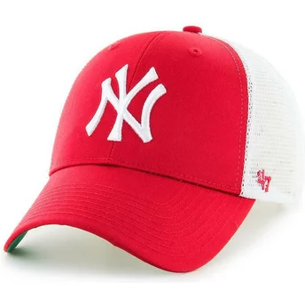 Cappellino trucker rosso di New York Yankees MLB MVP di 47 Brand