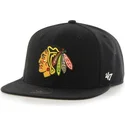 cappelli-piatta-nero-snapback-dei-chicago-blackhawks-nhl-di-47-brand