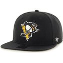 cappellino-visiera-piatta-nero-snapback-di-pittsburgh-penguins-nhl-captain-di-47-brand