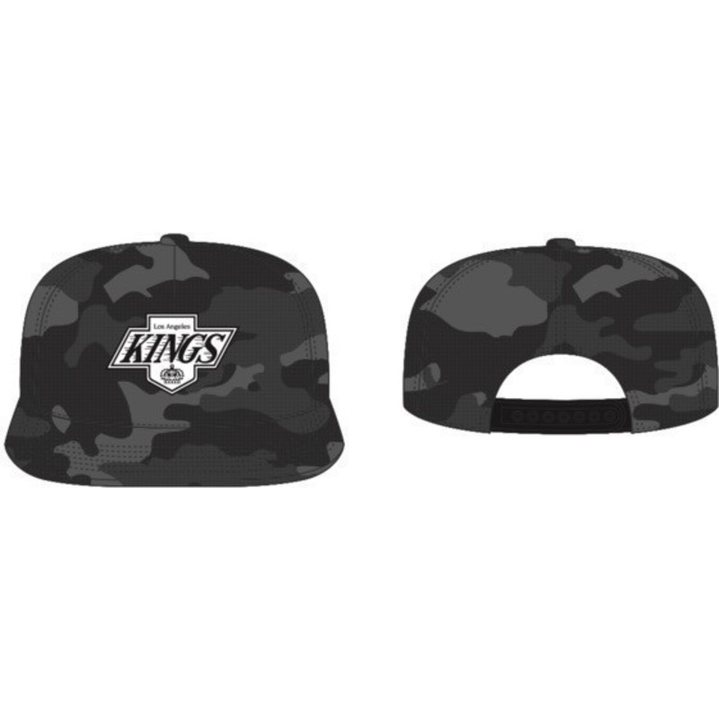 cappellino-visiera-piatta-nero-mimetico-snapback-di-los-angeles-kings-nhl-captain-dt-di-47-brand