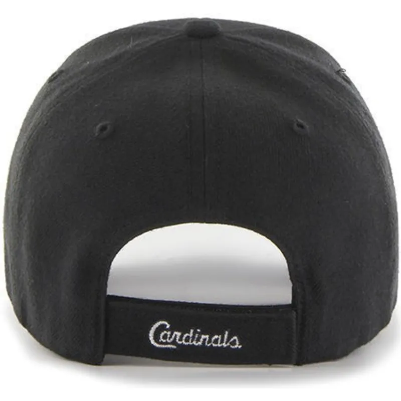 cappelli-curva-nero-cinghia-regolabile-clasico-dei-st-louis-cardinals-mlb-di-47-brand