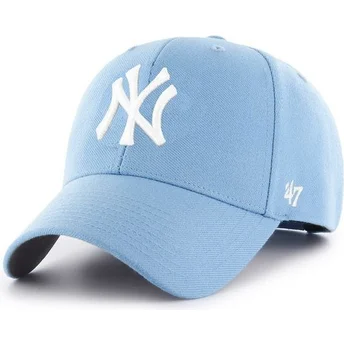 cappellino-curvo-azzurro-snapback-dei-new-york-yankees-mlb-mvp-di-47-brand