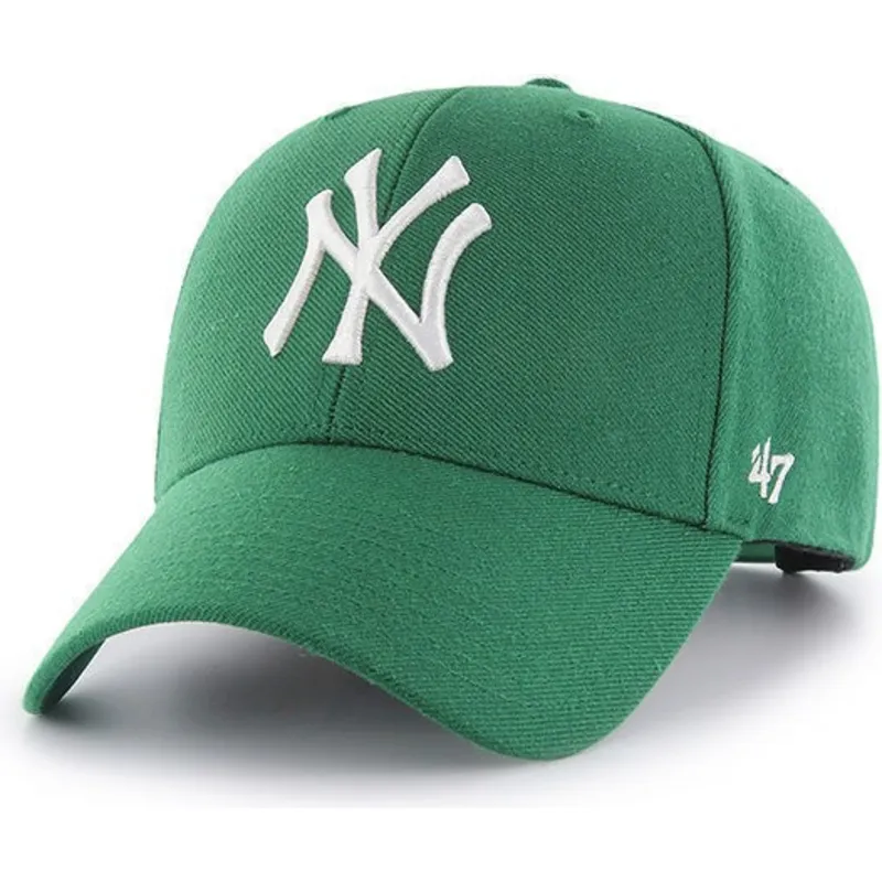 cappellino-curvo-verde-snapback-dei-new-york-yankees-mlb-mvp-di-47-brand
