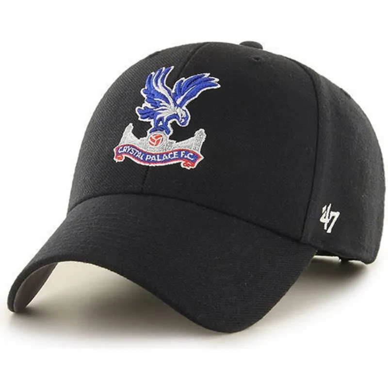 cappelli-curva-nero-cinghia-regolabile-de-aguila-dei-crystal-palace-football-club-premier-league-di-47-brand