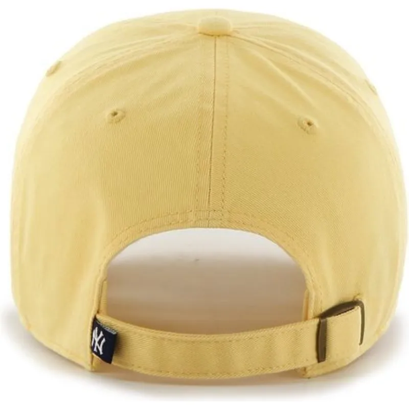 cappelli-curva-giallo-cinghia-regolabile-dei-new-york-yankees-mlb-di-47-brand