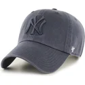 cappelli-curva-grigio-cinghia-regolabile-denim-dei-new-york-yankees-mlb-di-47-brand