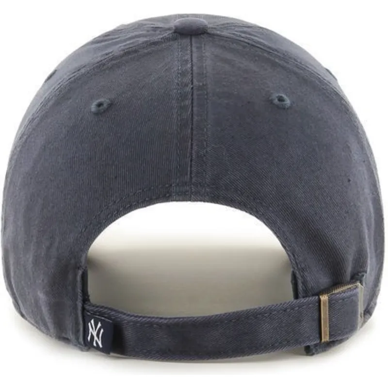 cappelli-curva-grigio-cinghia-regolabile-denim-dei-new-york-yankees-mlb-di-47-brand