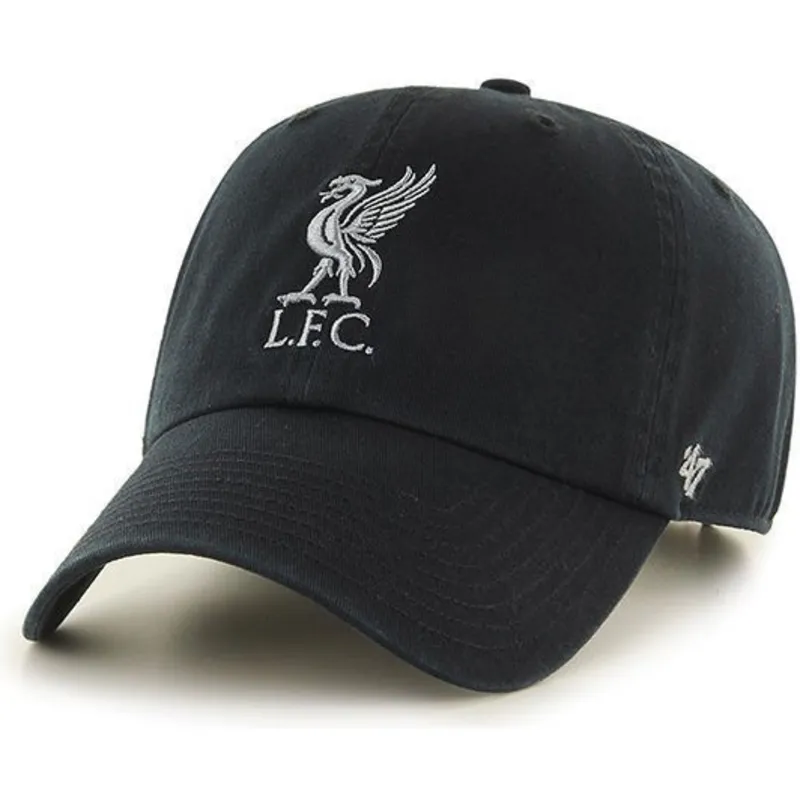 cappelli-curva-nero-cinghia-regolabile-dei-liverpool-football-club-premier-league-di-47-brand cappelli-curva-nero-cinghia-regolabile-dei-liverpool-football-club-premier-league-di-47-brand
