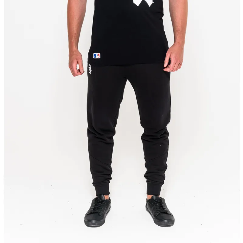 pantaloni-pantalone-lungo-nero-track-pant-dei-chicago-white-sox-mlb-di-new-era