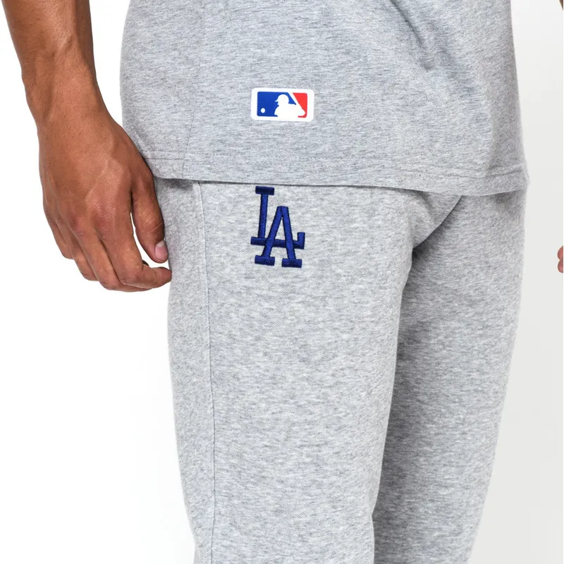 pantaloni-pantalone-lungo-grigio-track-pant-dei-los-angeles-dodgers-mlb-di-new-era