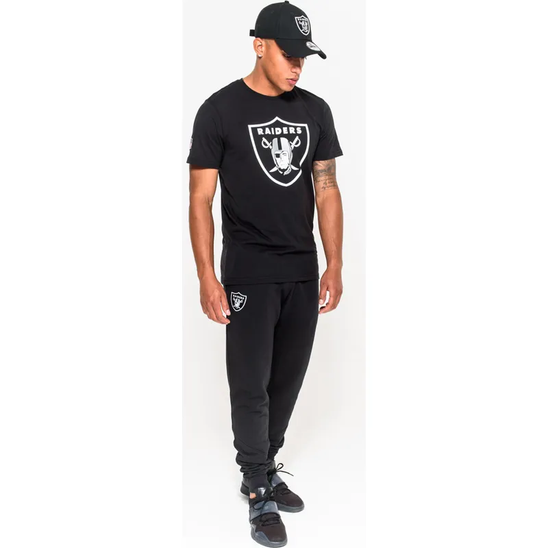 pantaloni-pantalone-lungo-nero-track-pant-dei-las-vegas-raiders-nfl-di-new-era