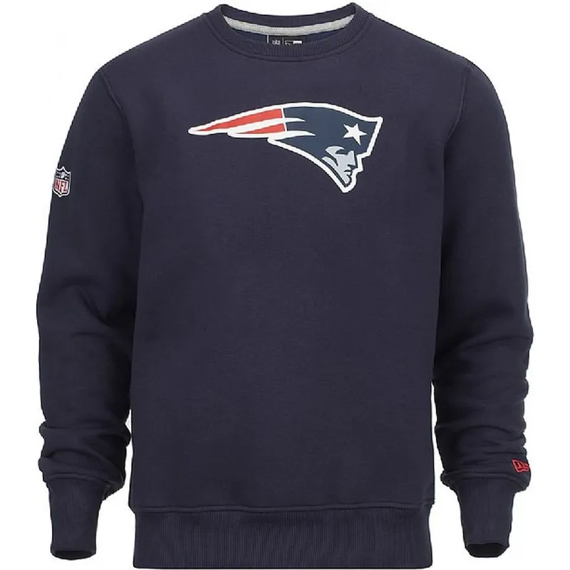felpe-senza-cappuccio-blu-crew-neck-dei-new-england-patriots-nfl-di-new-era