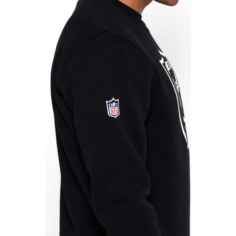 felpa-nera-crew-neck-dei-las-vegas-raiders-nfl-di-new-era