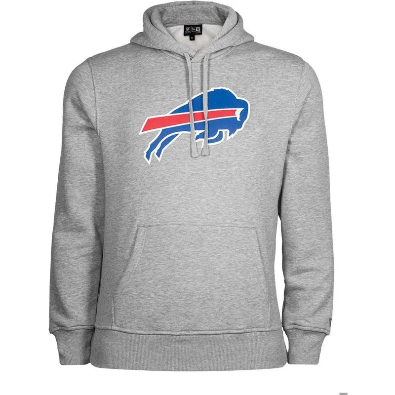 felpe-con-cappuccio-grigio-pullover-hoodie-dei-buffalo-bills-nfl-di-new-era