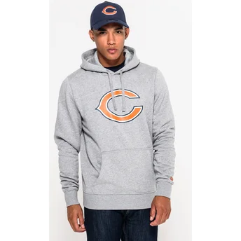 Felpa con cappuccio grigia Pullover Hoodie di Chicago Bears NFL di New Era