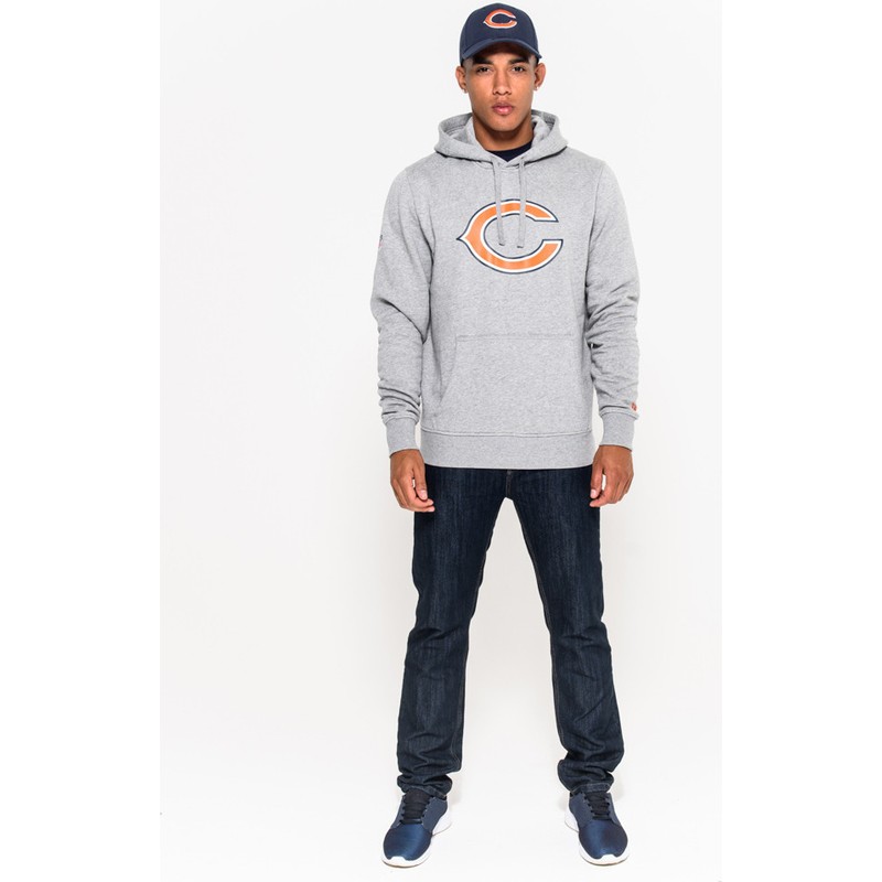 Felpa con cappuccio grigia Pullover Hoodie di Chicago Bears NFL di New Era:  Caphunters.it
