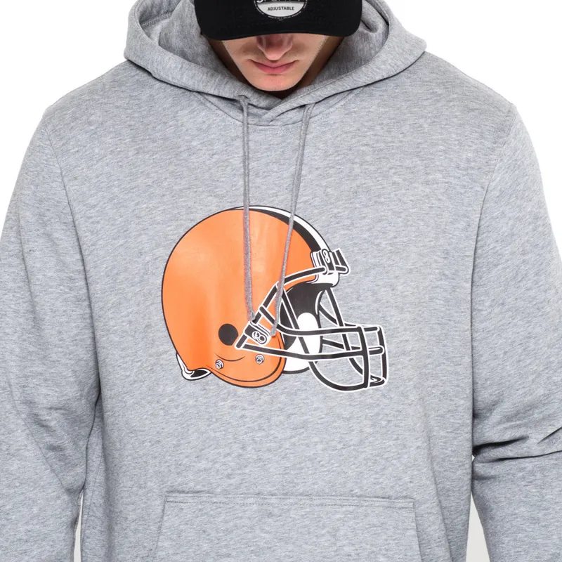 felpe-con-cappuccio-grigio-pullover-hoodie-dei-cleveland-browns-nfl-di-new-era felpe-con-cappuccio-grigio-pullover-hoodie-dei-cleveland-browns-nfl-di-new-era
