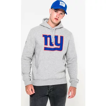 Felpa con cappuccio grigia Pullover Hoodie di New York Giants NFL di New Era
