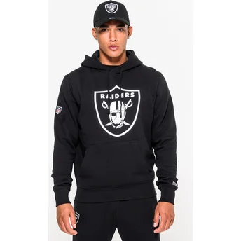 felpe-con-cappuccio-nero-pullover-hoodie-dei-las-vegas-raiders-nfl-di-new-era