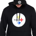 felpe-con-cappuccio-nero-pullover-hoodie-dei-pittsburgh-steelers-nfl-di-new-era