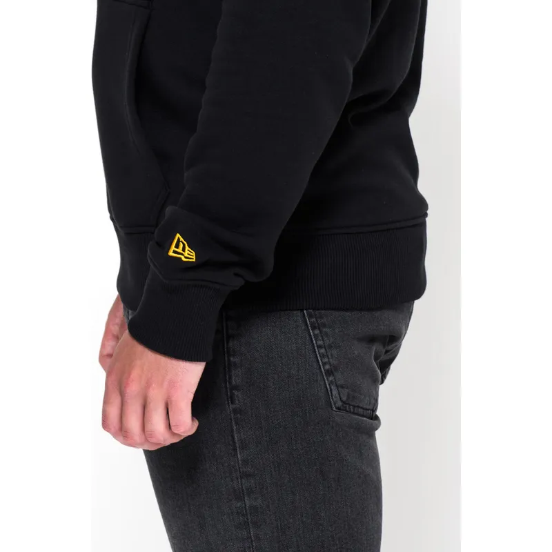 felpe-con-cappuccio-nero-pullover-hoodie-dei-pittsburgh-steelers-nfl-di-new-era