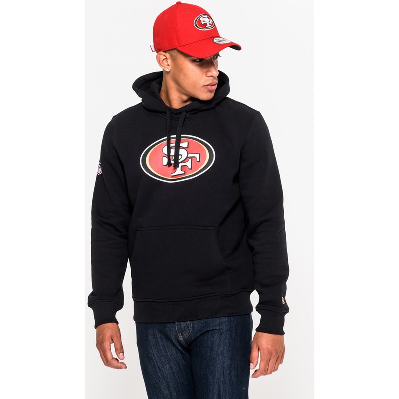 Felpa con cappuccio nera Pullover Hoodie di San Francisco 49ers NFL di New  Era: Caphunters.it