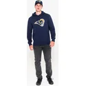felpe-con-cappuccio-blu-pullover-hoodie-dei-los-angeles-rams-nfl-di-new-era