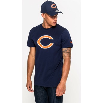 Maglietta maniche corte blu di Chicago Bears NFL di New Era