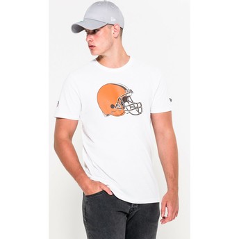 Maglietta maniche corte bianca di Cleveland Browns NFL di New Era