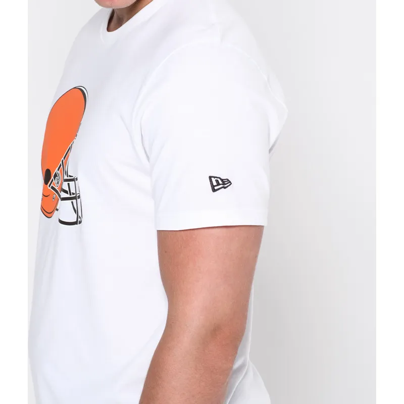 magliette-manica-corta-bianco-de-dei-cleveland-browns-nfl-di-new-era magliette-manica-corta-bianco-de-dei-cleveland-browns-nfl-di-new-era