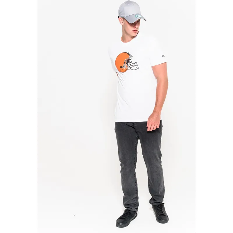magliette-manica-corta-bianco-de-dei-cleveland-browns-nfl-di-new-era magliette-manica-corta-bianco-de-dei-cleveland-browns-nfl-di-new-era