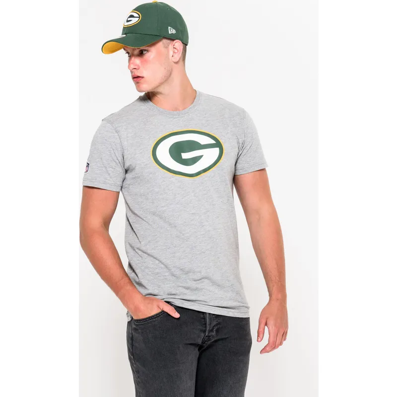 magliette-manica-corta-grigio-de-dei-green-bay-packers-nfl-di-new-era