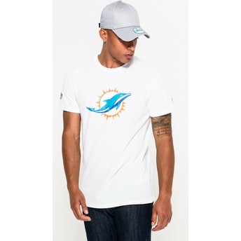 Maglietta maniche corte bianca di Miami Dolphins NFL di New Era