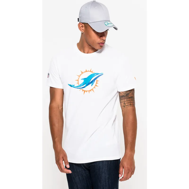 magliette-manica-corta-bianco-de-dei-miami-dolphins-nfl-di-new-era