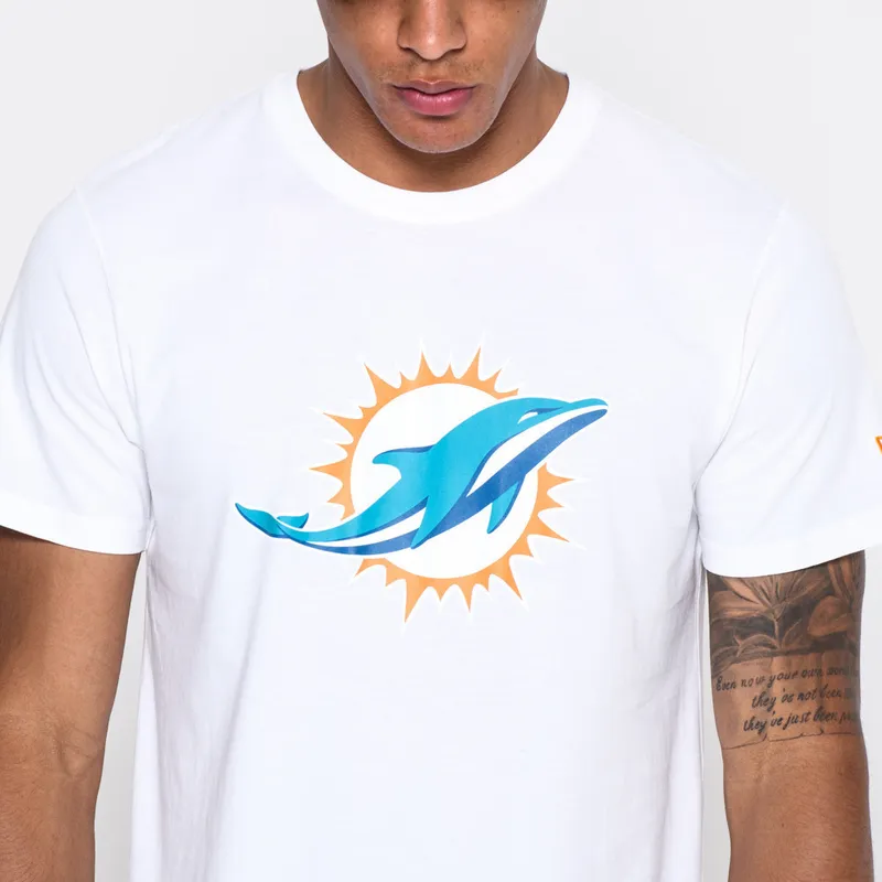 magliette-manica-corta-bianco-de-dei-miami-dolphins-nfl-di-new-era