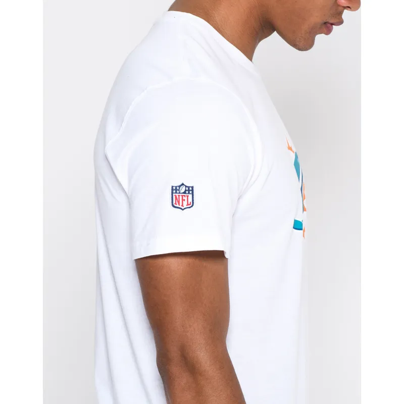 magliette-manica-corta-bianco-de-dei-miami-dolphins-nfl-di-new-era