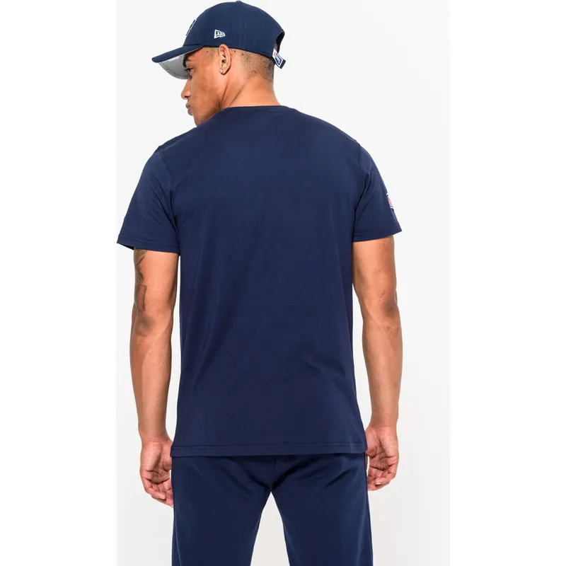 magliette-manica-corta-blu-de-dei-new-england-patriots-nfl-di-new-era