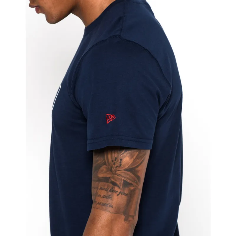 magliette-manica-corta-blu-de-dei-new-england-patriots-nfl-di-new-era