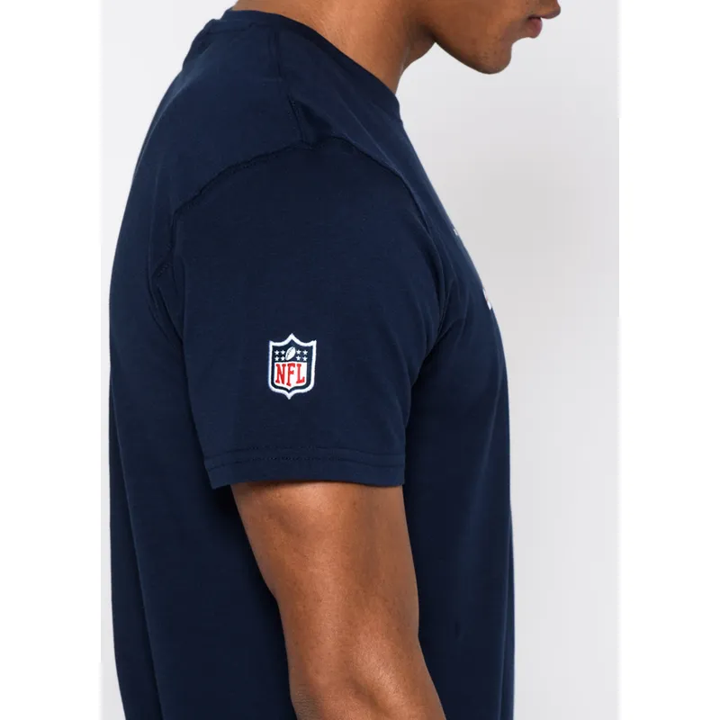 magliette-manica-corta-blu-de-dei-new-england-patriots-nfl-di-new-era