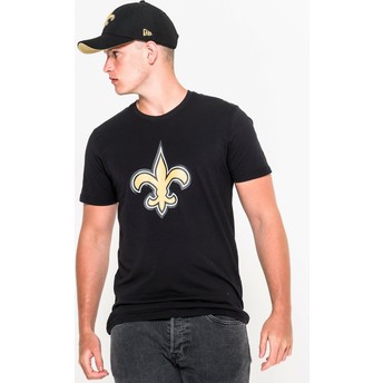 Maglietta maniche corte nera di New Orleans Saints NFL di New Era