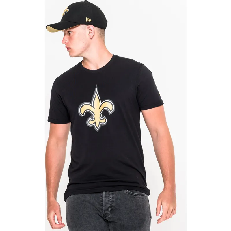 magliette-manica-corta-nero-de-dei-new-orleans-saints-nfl-di-new-era
