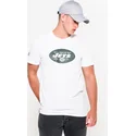 magliette-manica-corta-bianco-de-dei-new-york-jets-nfl-di-new-era
