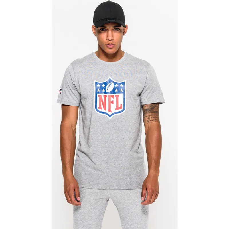 magliette-manica-corta-grigio-de-dei-nfl-di-new-era
