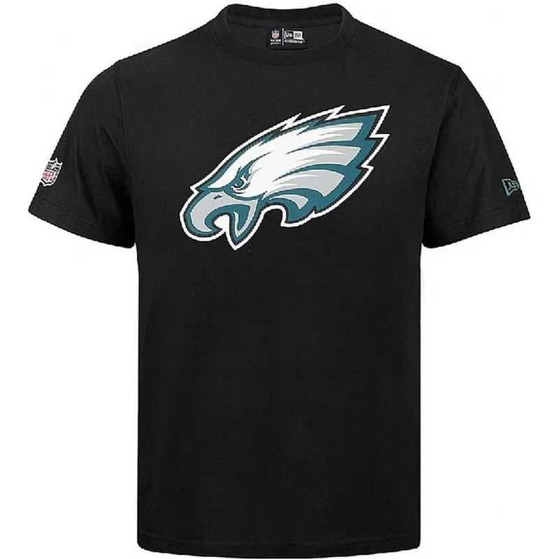 magliette-manica-corta-nero-de-dei-philadelphia-eagles-nfl-di-new-era