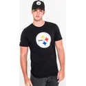 magliette-manica-corta-nero-de-dei-pittsburgh-steelers-nfl-di-new-era
