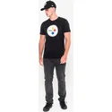 magliette-manica-corta-nero-de-dei-pittsburgh-steelers-nfl-di-new-era