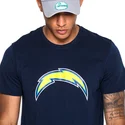 magliette-manica-corta-blu-de-dei-los-angeles-chargers-nfl-di-new-era
