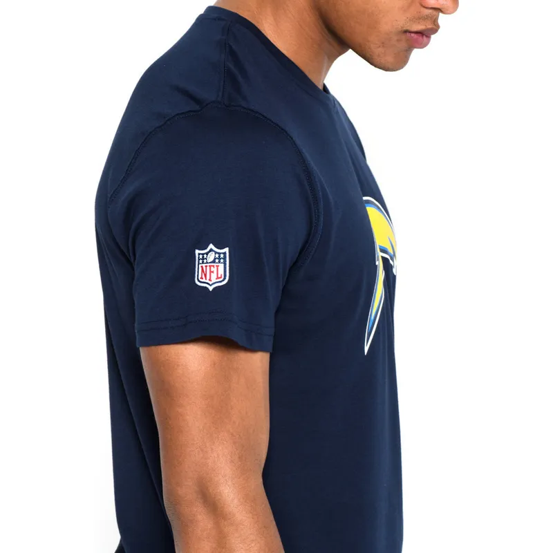 magliette-manica-corta-blu-de-dei-los-angeles-chargers-nfl-di-new-era