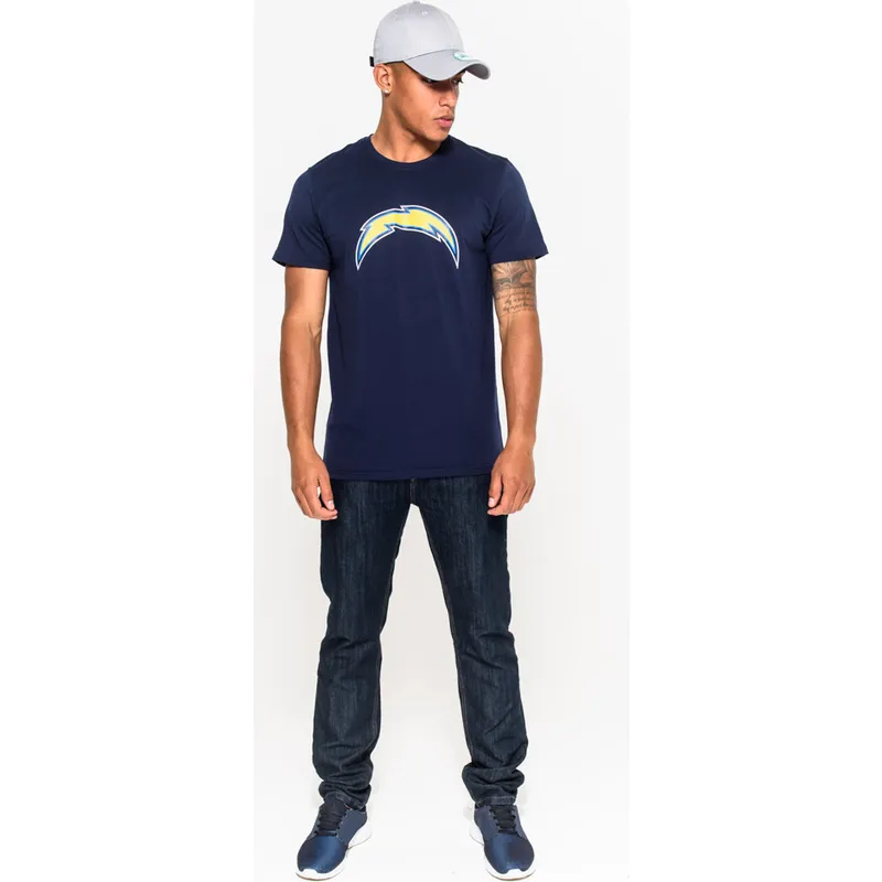 magliette-manica-corta-blu-de-dei-los-angeles-chargers-nfl-di-new-era