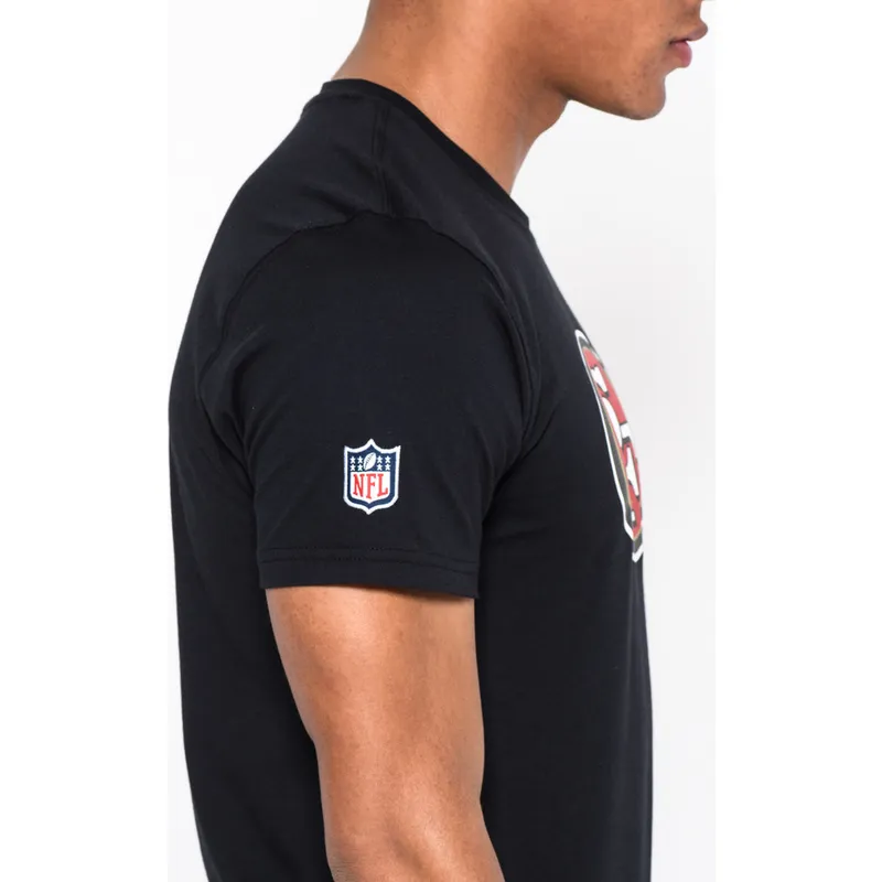 magliette-manica-corta-nero-de-dei-san-francisco-49ers-nfl-di-new-era